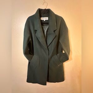 9 west knee length coat